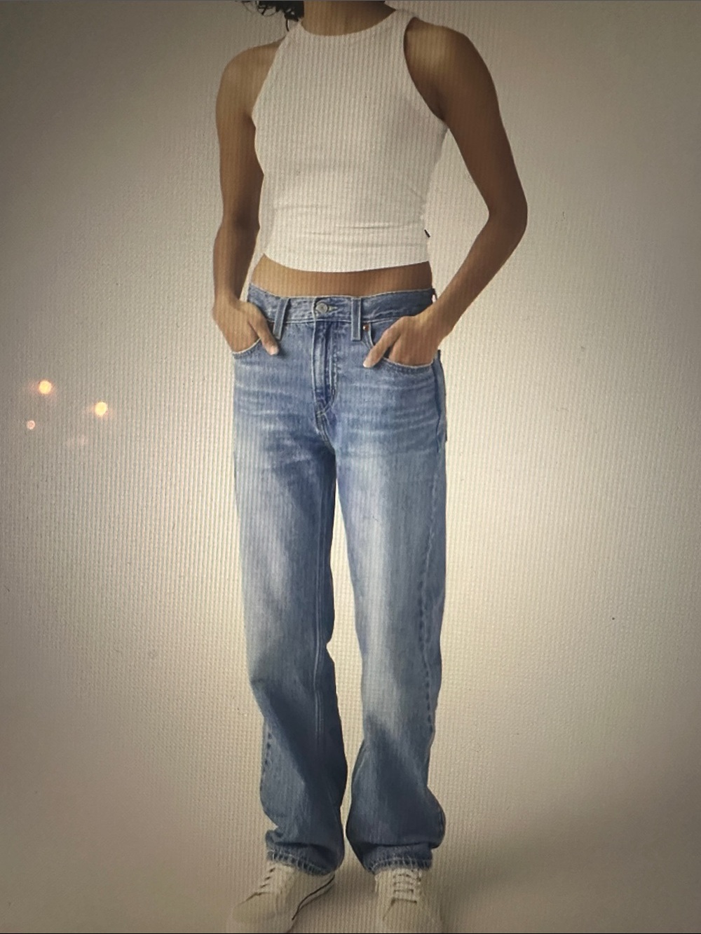 Women’s Levi’s Low Pro Straight Jeans, size 31